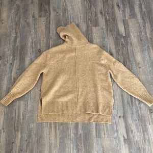 Wool turtleneck sweater